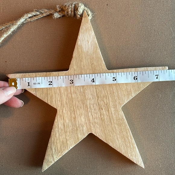 Wooden Star Ornament - Picture 4 of 7